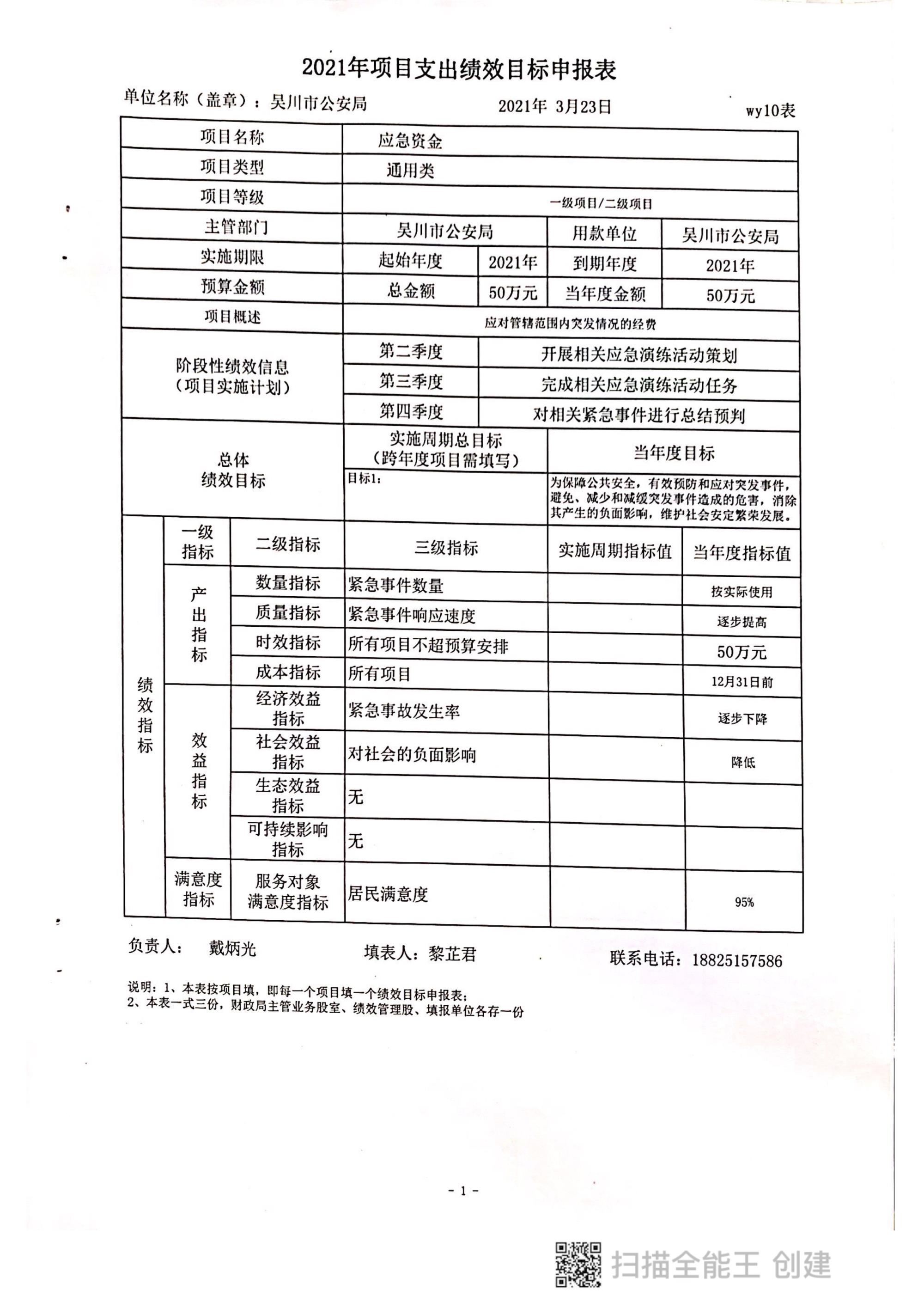 2021年吴川市公安局部门整体预算绩效目标申报表_3.jpg
