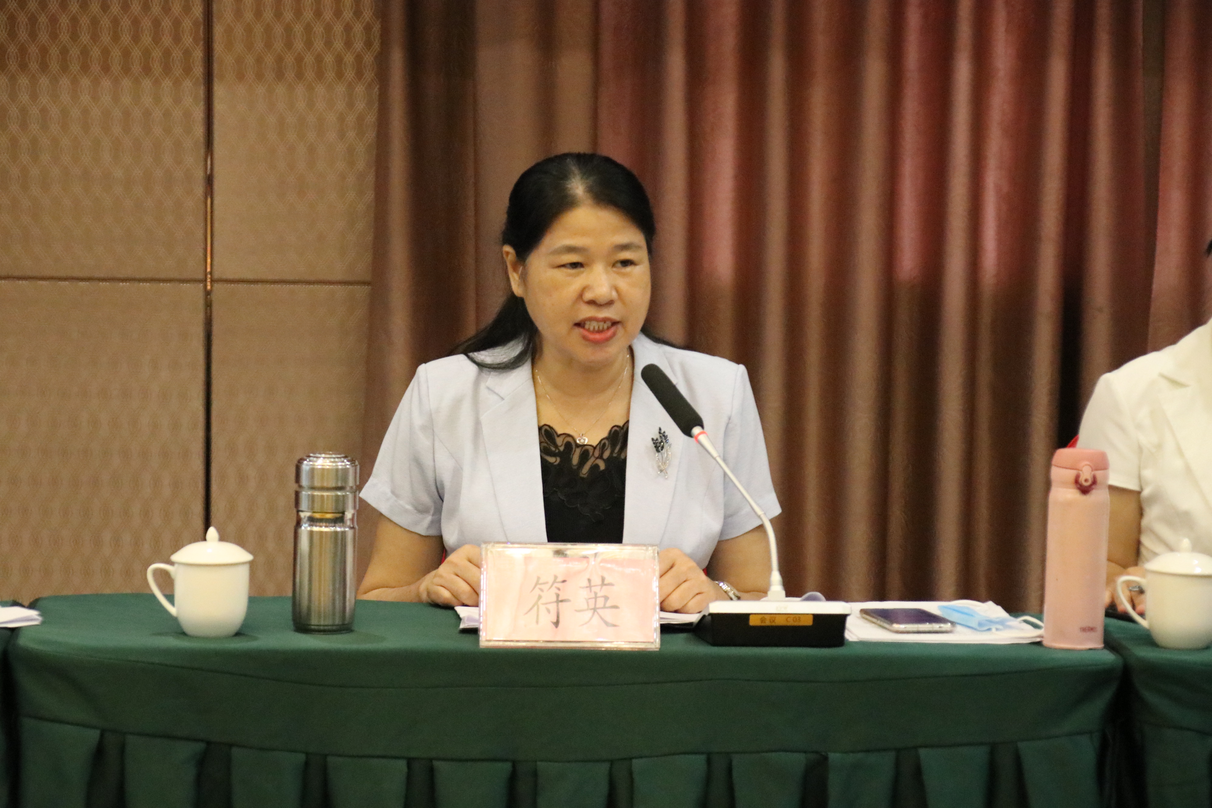 会议由湛江市妇联党组成员、副主席符英主持。.JPG