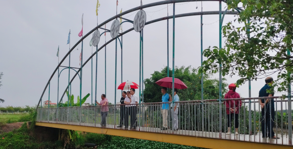 邱爱明书记陪同市政协副主席符宗安到江口村观察河流水位.png