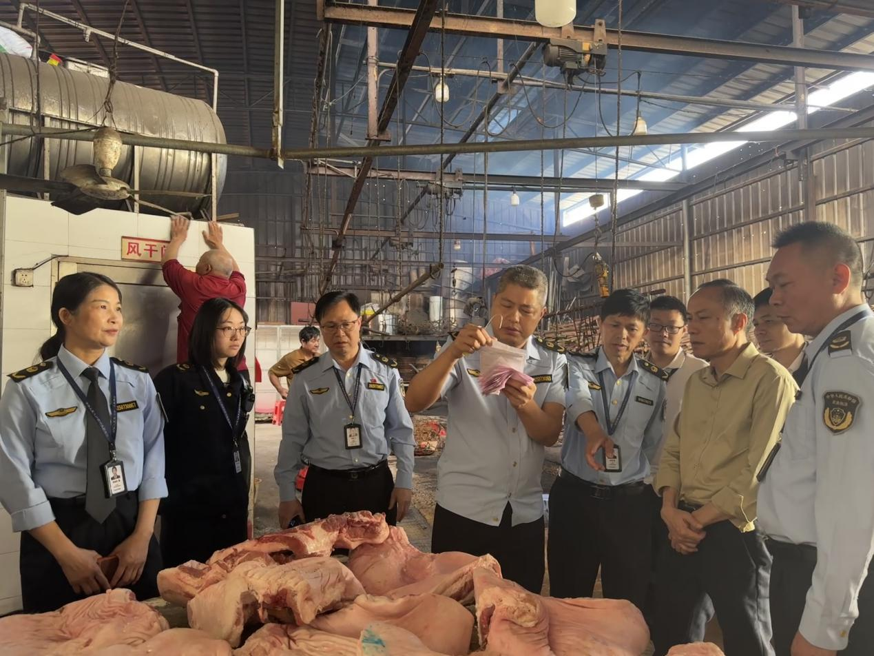 吴川市多部门联合开展制售假冒伪劣肉制品专项整治行动