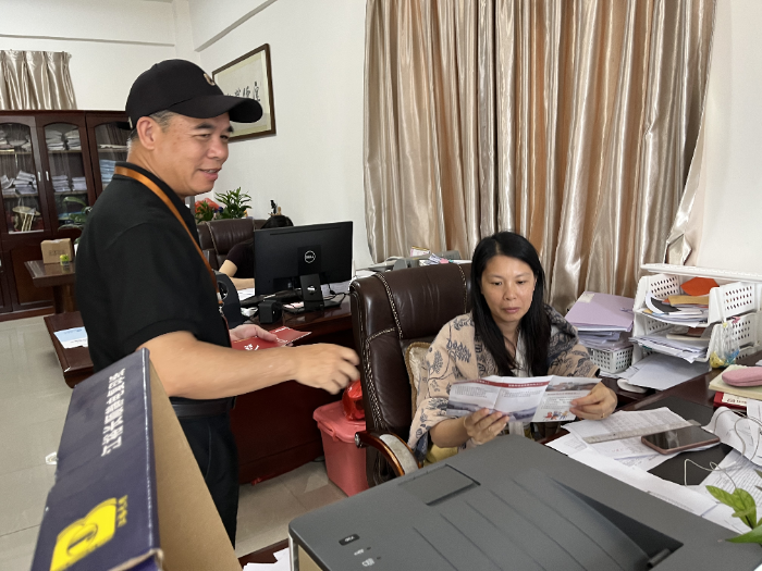 惠企零距离  宣传进企业—市水务局深入企业开展社会信用主题宣传