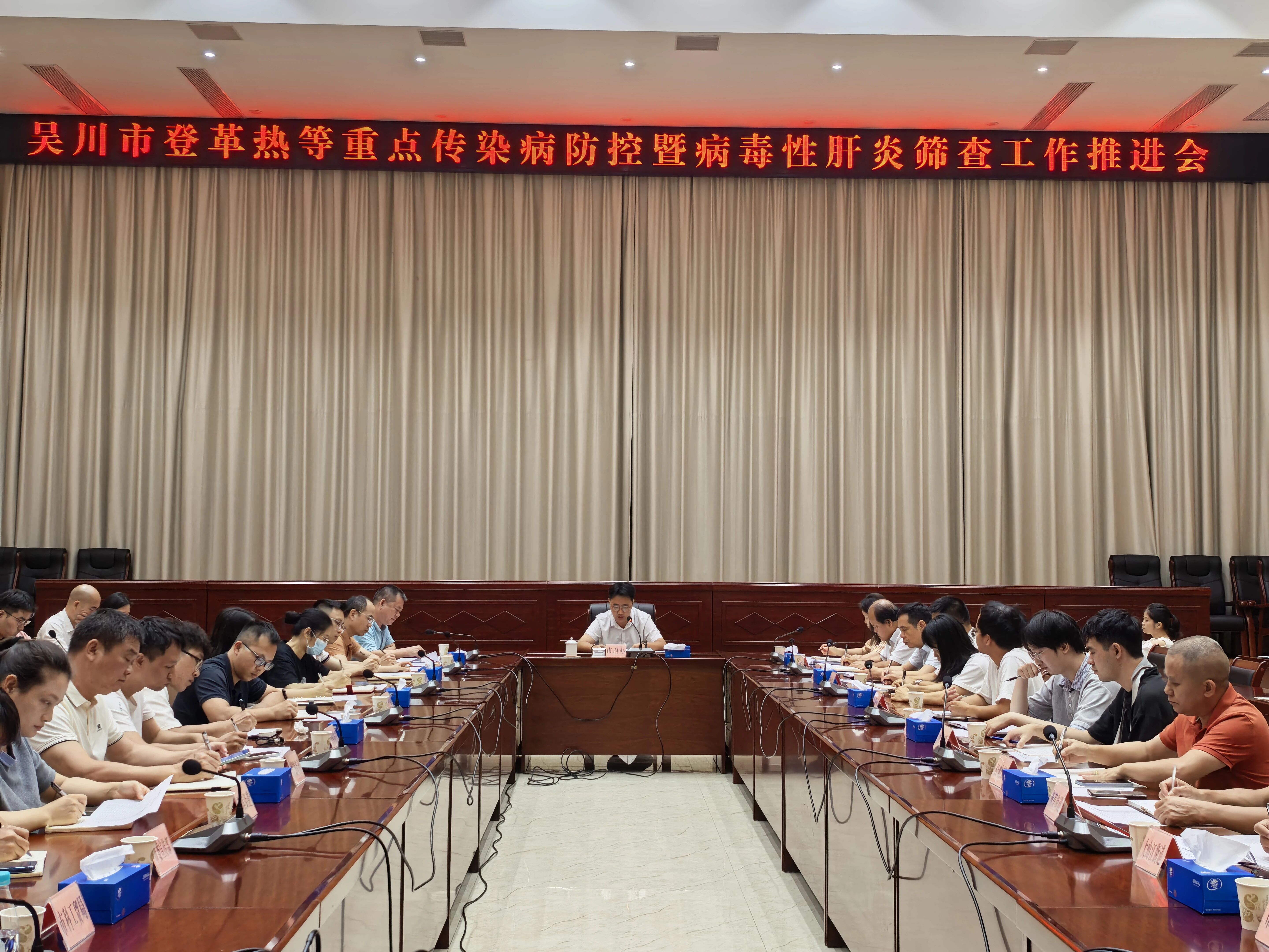 吴川市召开登革热防控暨病毒性肝炎筛查工作推进会：坚决打赢这场民生仗