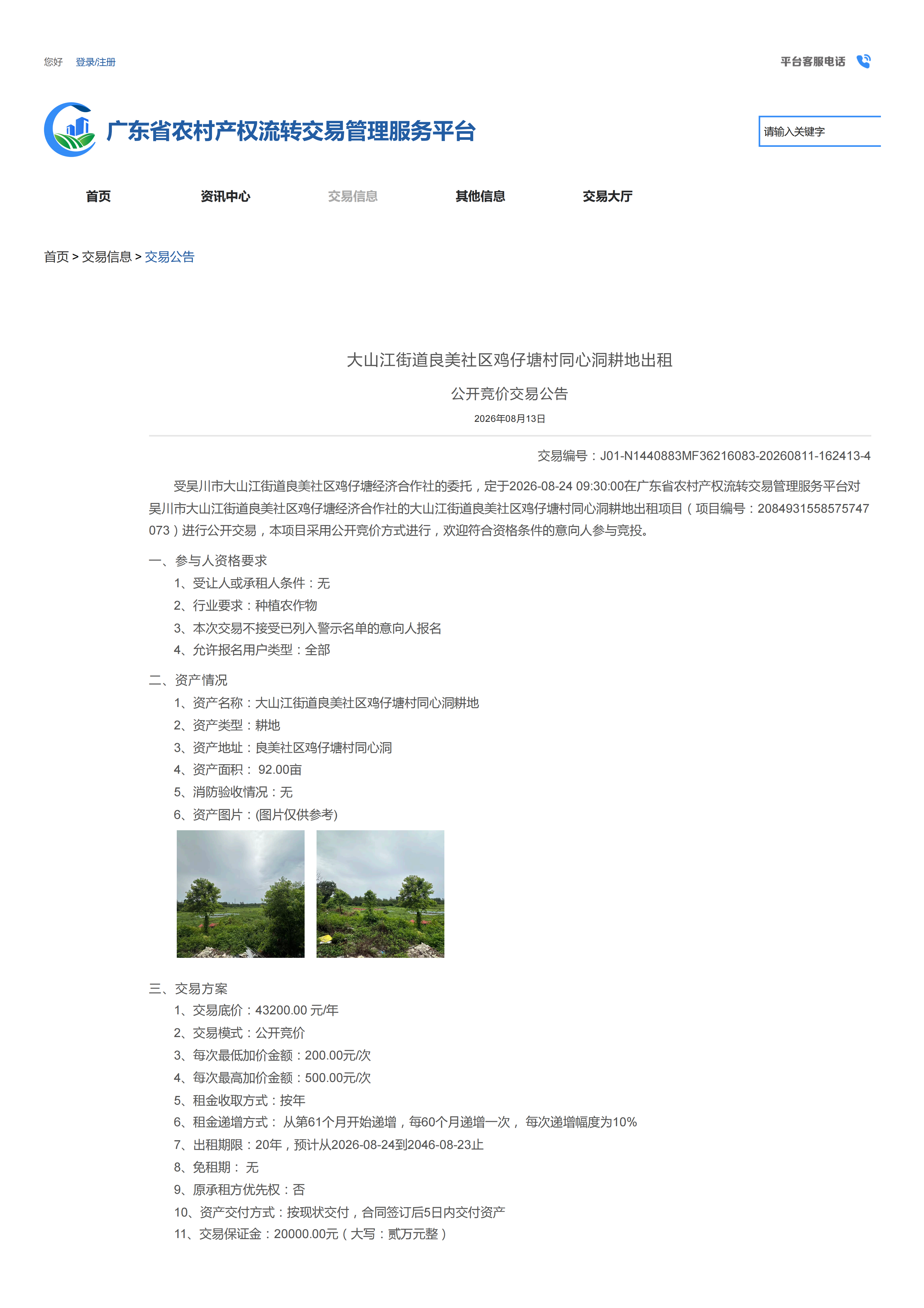 大山江街道良美社区鸡仔塘村同心洞耕地出租公开竞价交易公告_01.png