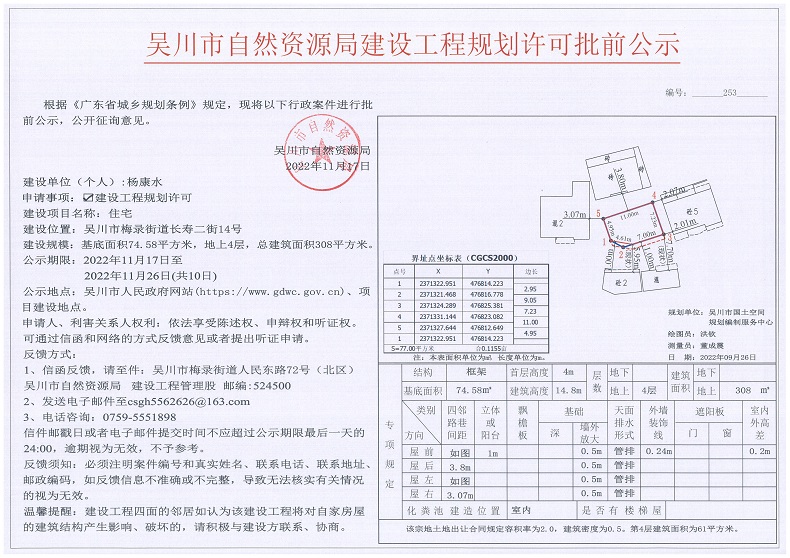 吴川市自然资源局建设工程规划许可批前公示（杨康水）.jpg